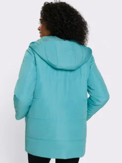 Steppjacke mit Kapuze