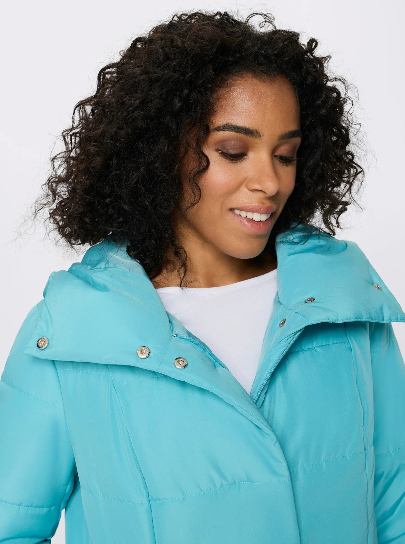 Steppjacke mit Kapuze