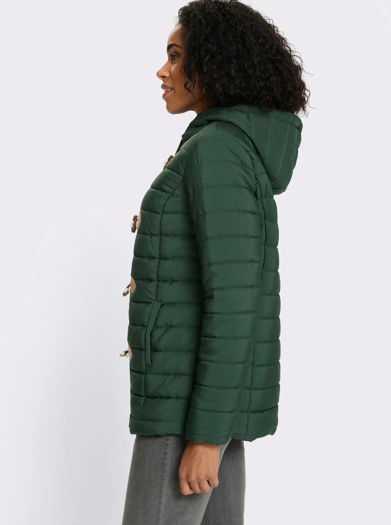 Steppjacke mit Knebelknöpfen
