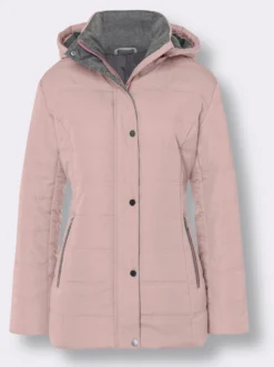 Steppjacke mit Kontrast-Details