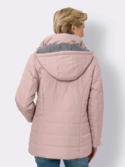 Steppjacke mit Kontrast-Details