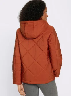 Steppjacke mit Kontrast-Details