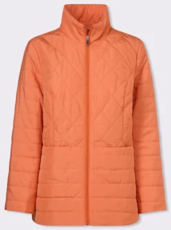 Steppjacke mit leichter Wattierung