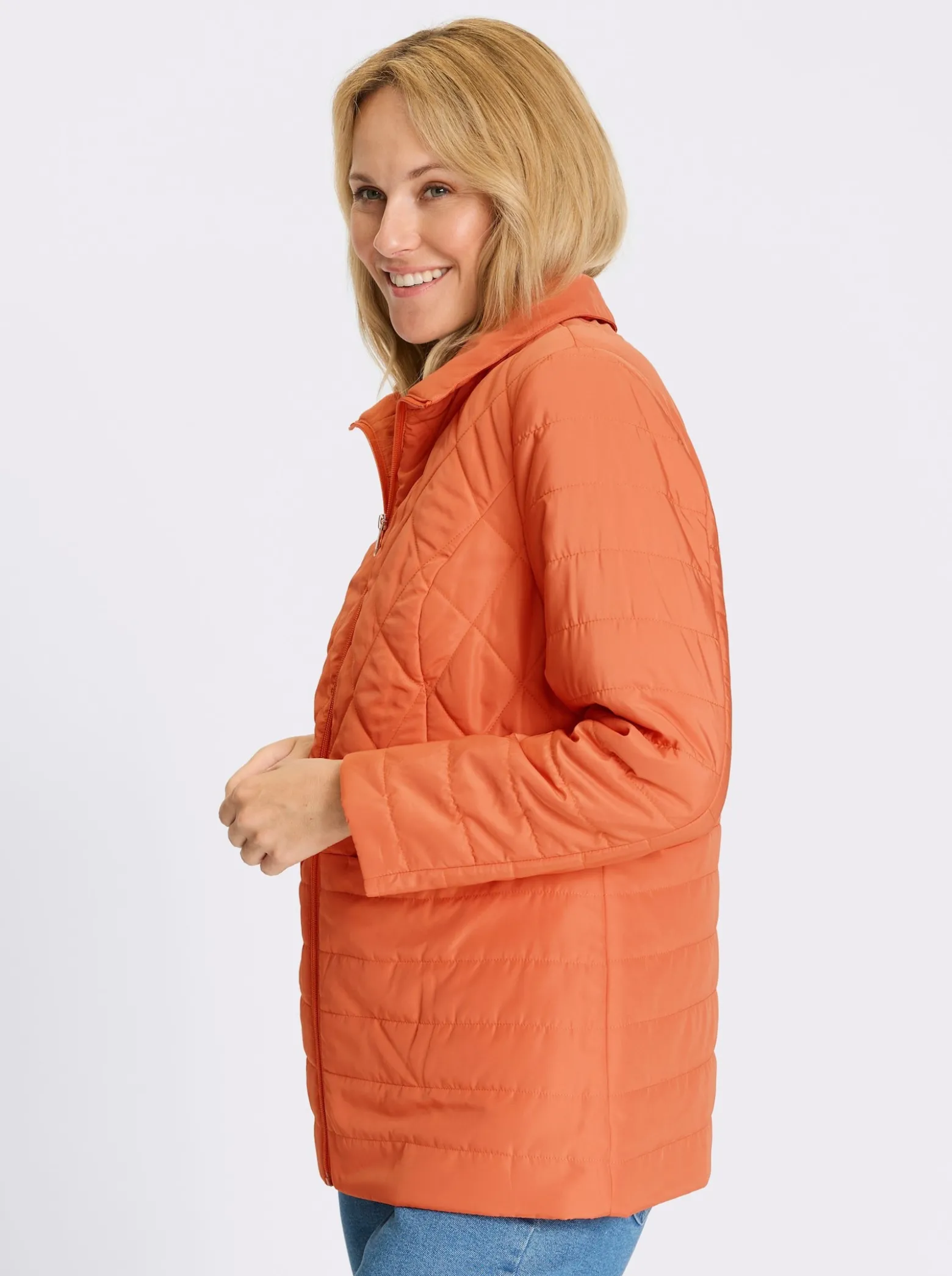 Steppjacke mit leichter Wattierung