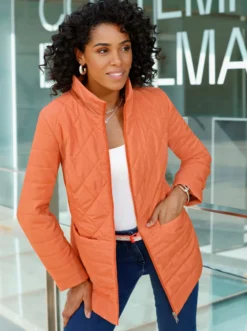 Steppjacke mit leichter Wattierung