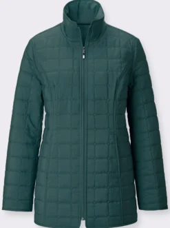 Steppjacke mit quadratischem Steppmuster