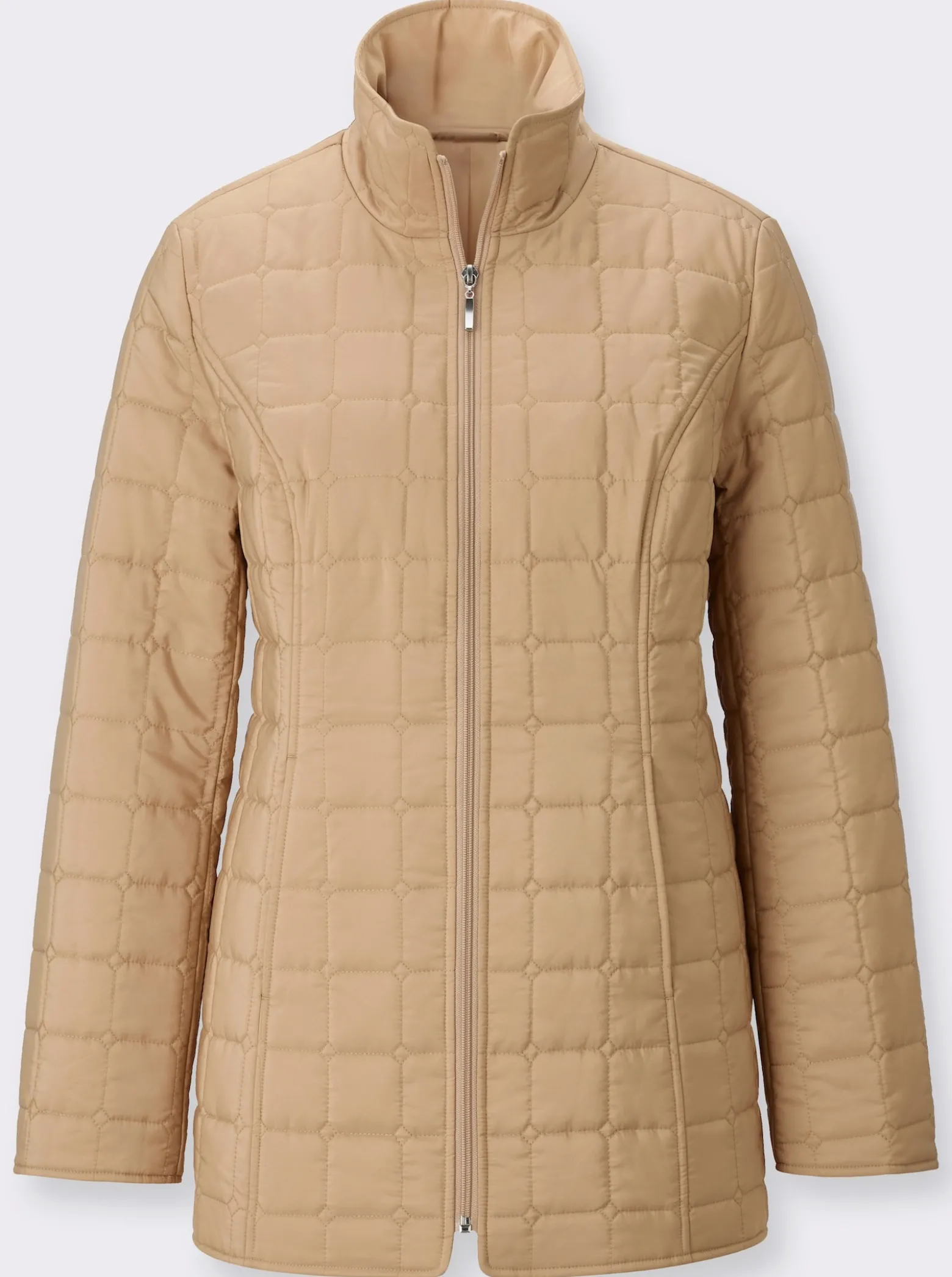 Steppjacke mit quadratischem Steppmuster