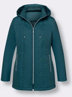 Steppjacke mit Rautenstepp