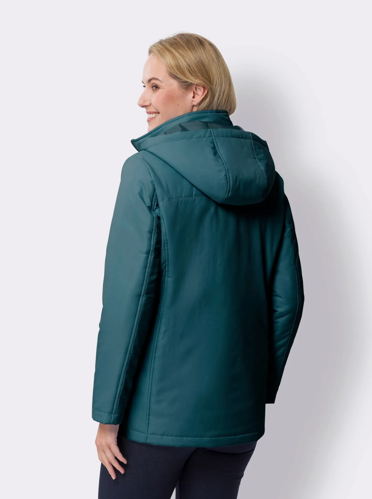 Steppjacke mit Rautenstepp