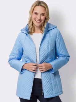 Steppjacke mit Rautenstepp