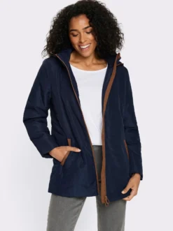 Steppjacke mit Rautensteppung