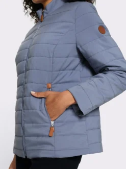 Steppjacke mit Reißverschluss-Taschen