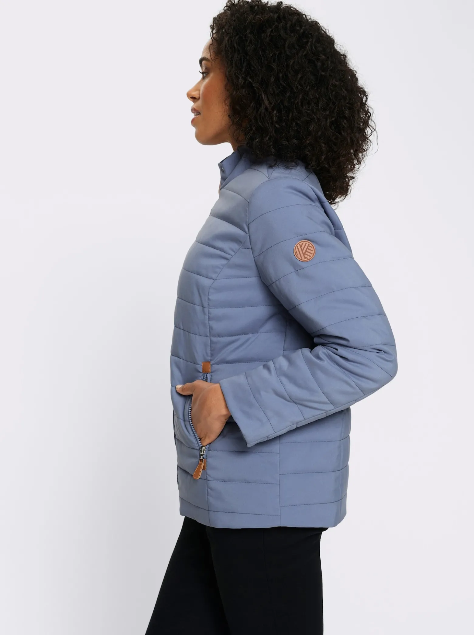 Steppjacke mit Reißverschluss-Taschen