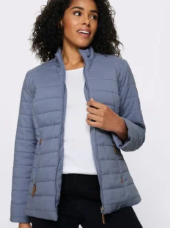 Steppjacke mit Reißverschluss-Taschen