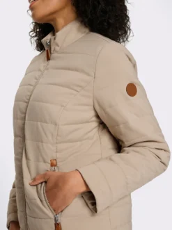 Steppjacke mit Reißverschluss-Taschen