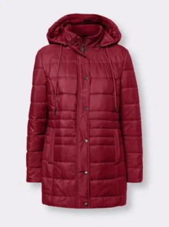 Steppjacke mit seitlichen Druckknöpfen