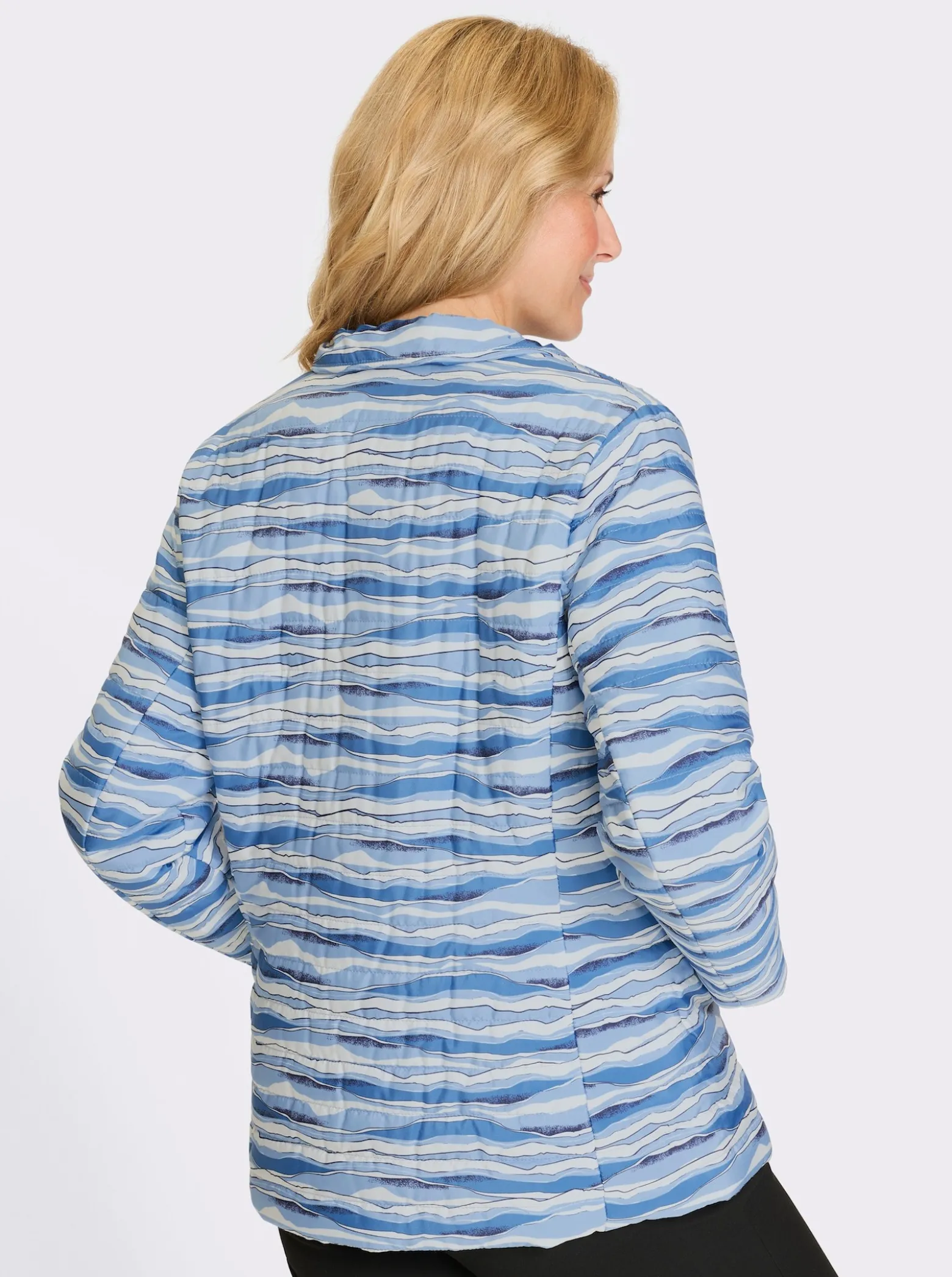 Steppjacke mit Stehkragen