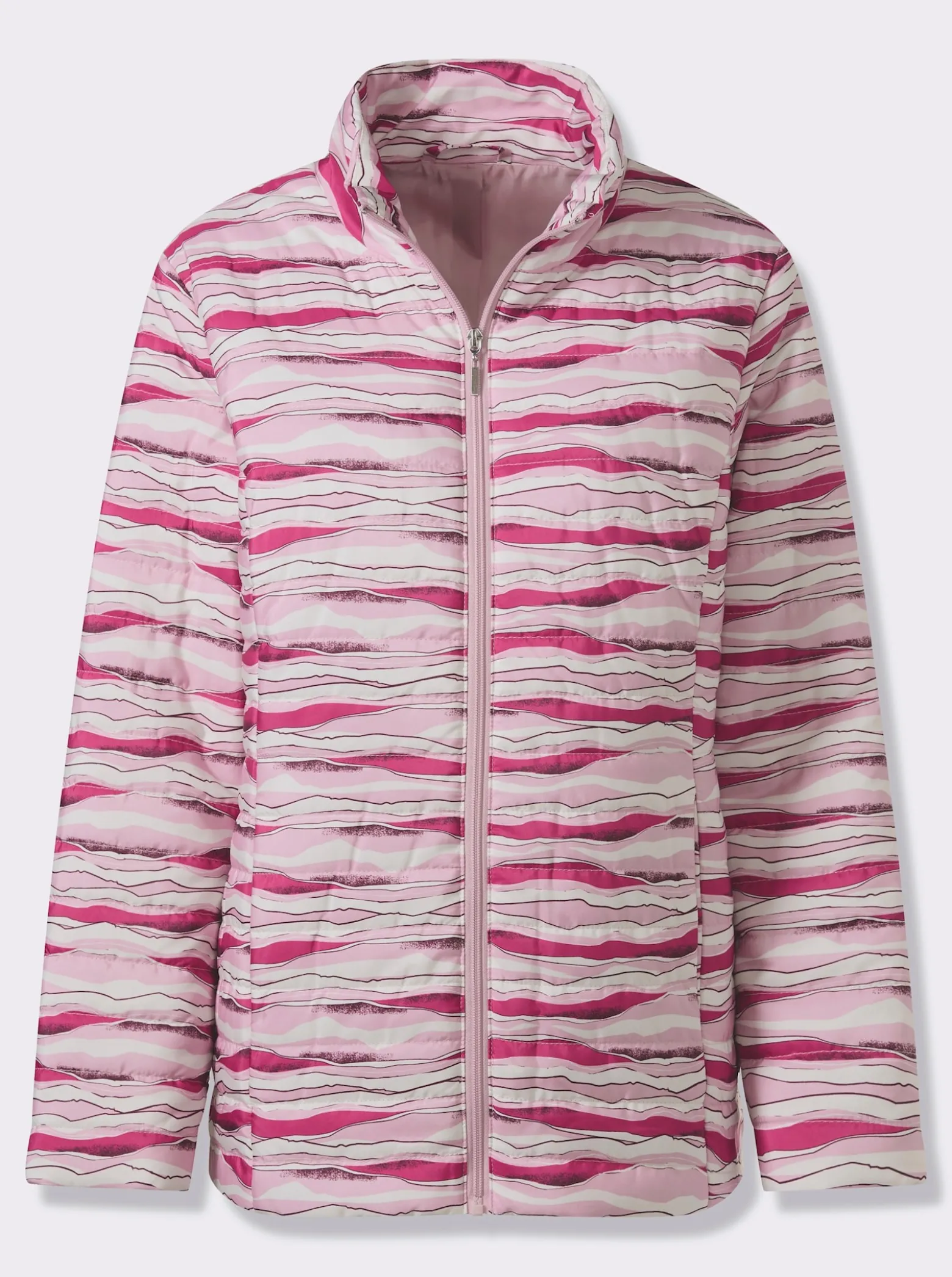 Steppjacke mit Stehkragen