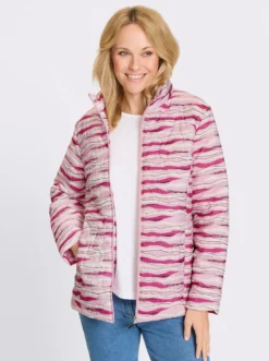 Steppjacke mit Stehkragen