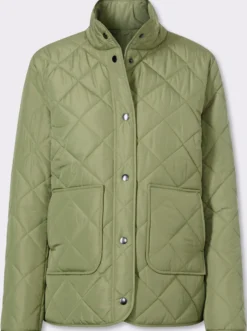 Steppjacke mit Stehkragen