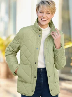 Steppjacke mit Stehkragen
