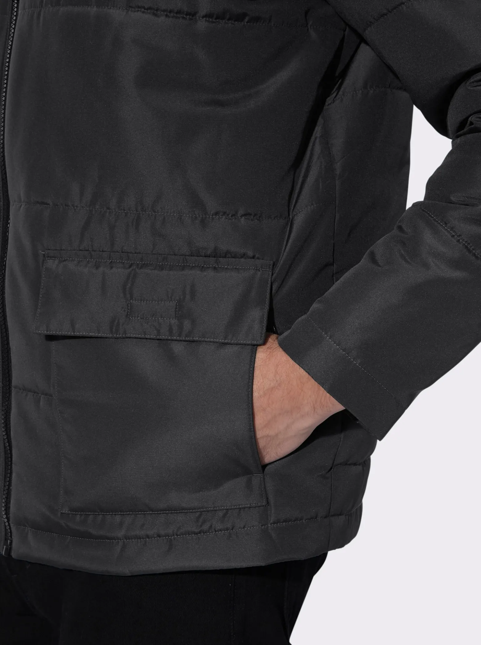 Steppjacke mit Stehkragen