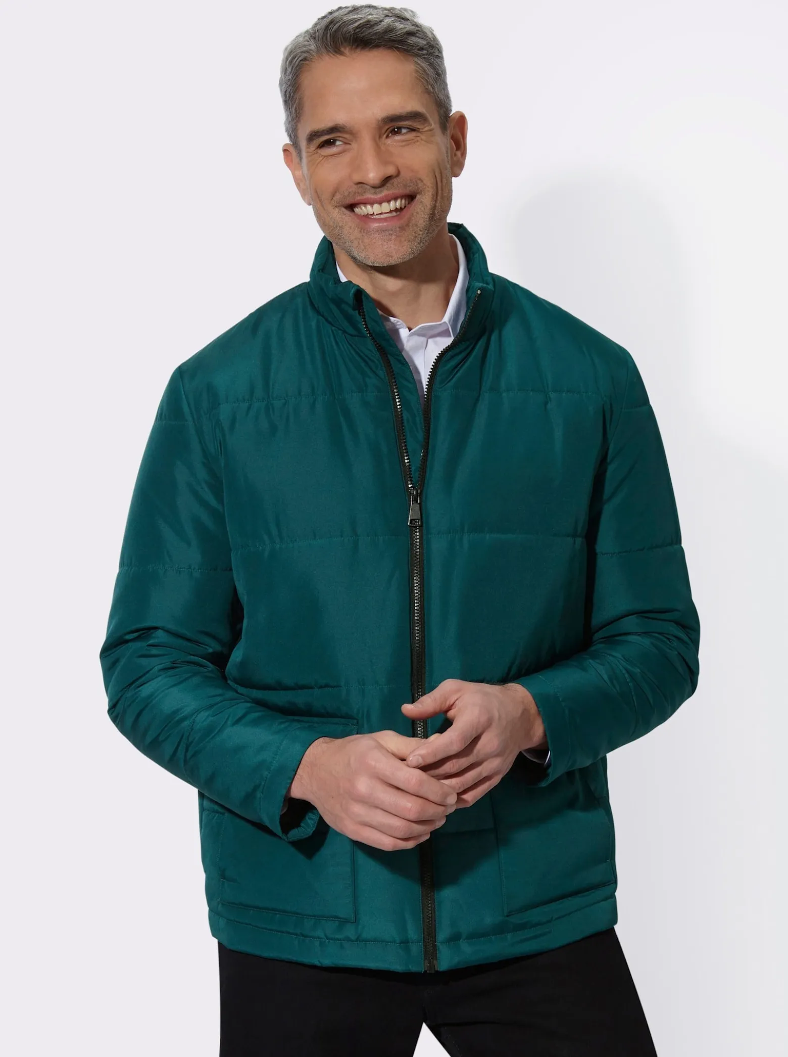 Steppjacke mit Stehkragen