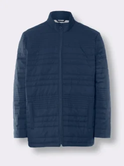 Steppjacke mit Tunnelzug im Saum