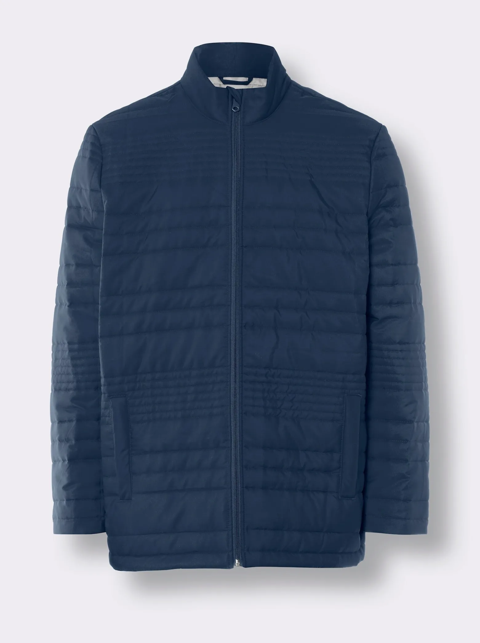 Steppjacke mit Tunnelzug im Saum