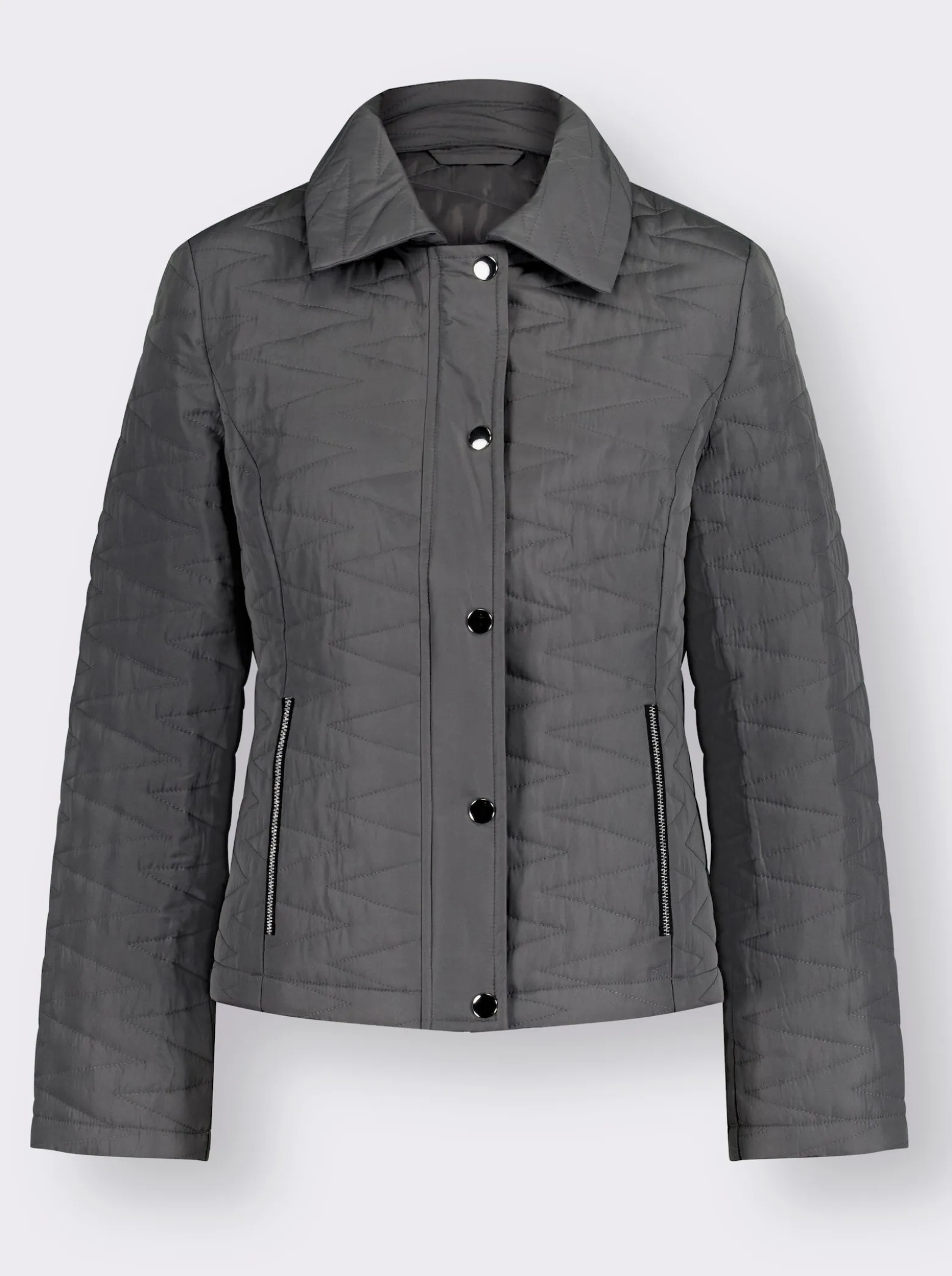 Steppjacke mit Umlegekragen