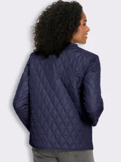 Steppjacke mit V-Ausschnitt
