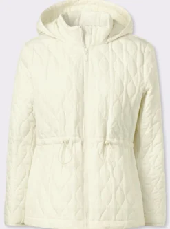 Steppjacke mit verstellbarem Tunnelzug in der Taille
