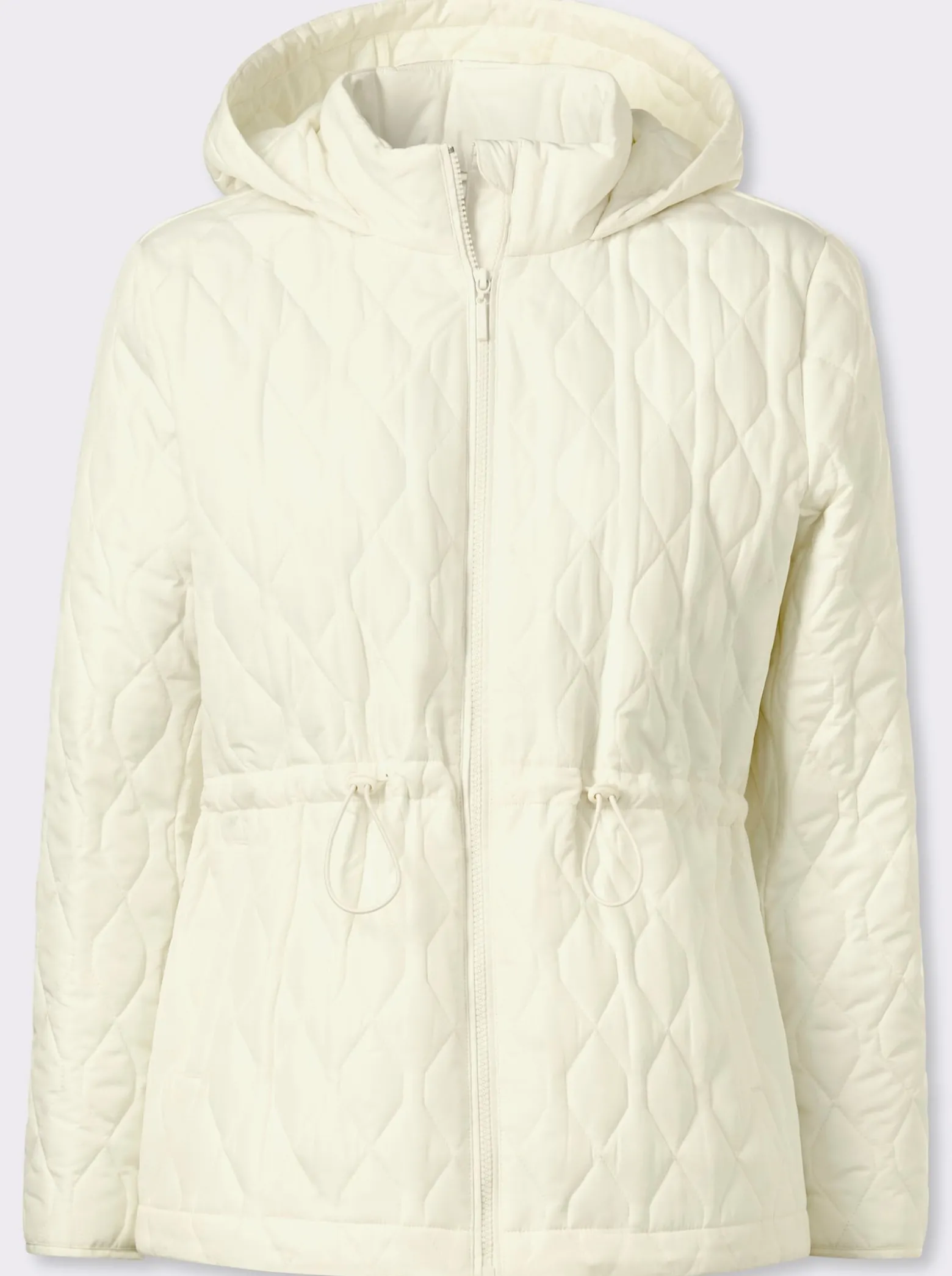 Steppjacke mit verstellbarem Tunnelzug in der Taille