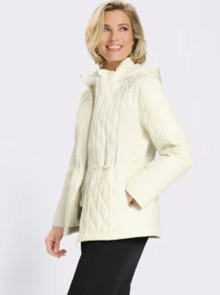 Steppjacke mit verstellbarem Tunnelzug in der Taille