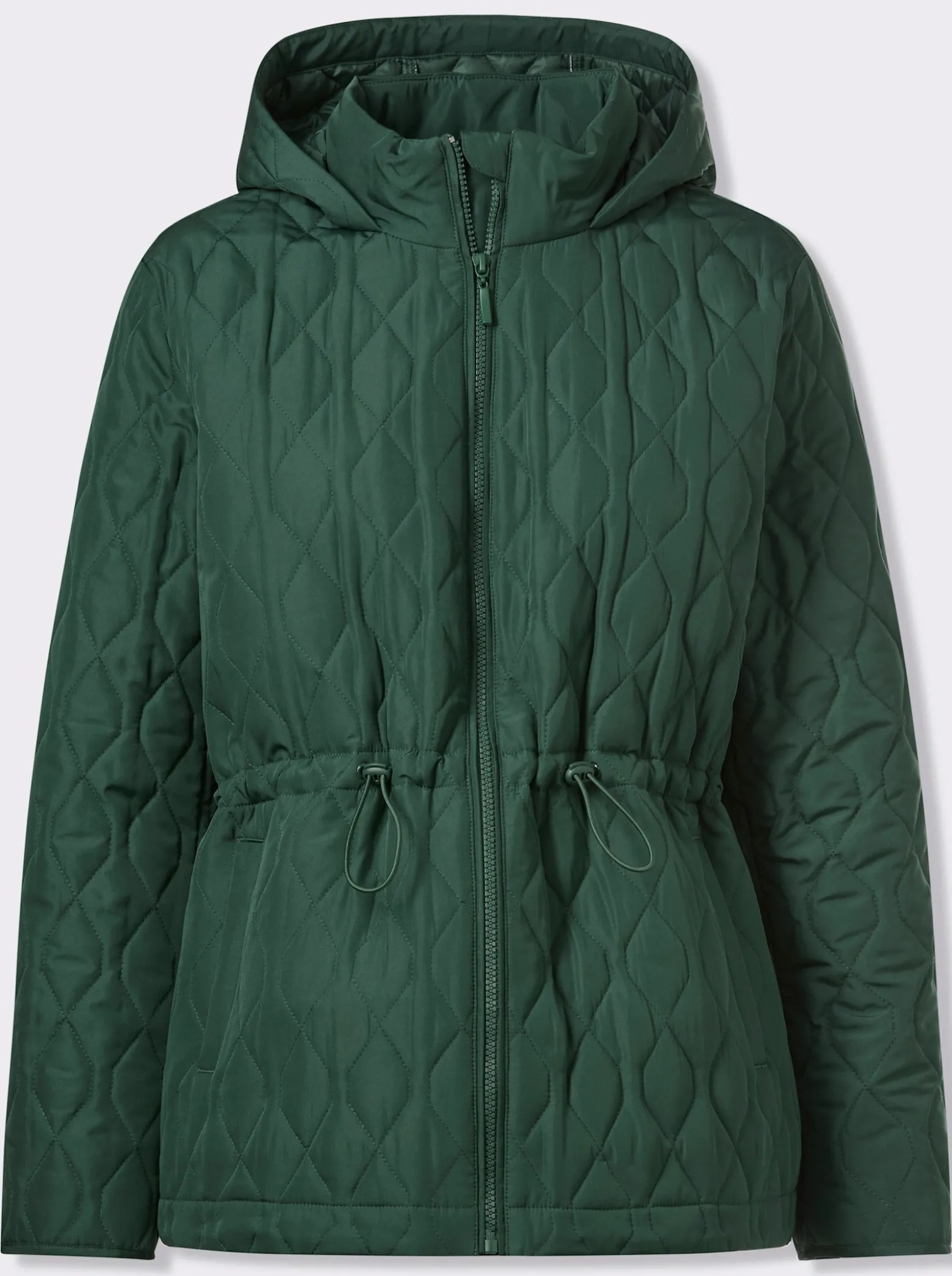 Steppjacke mit verstellbarem Tunnelzug in der Taille