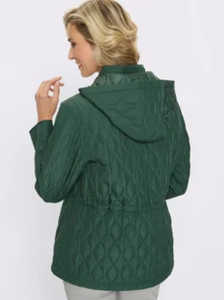 Steppjacke mit verstellbarem Tunnelzug in der Taille