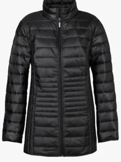 Steppjacke mit vertikalem Muster