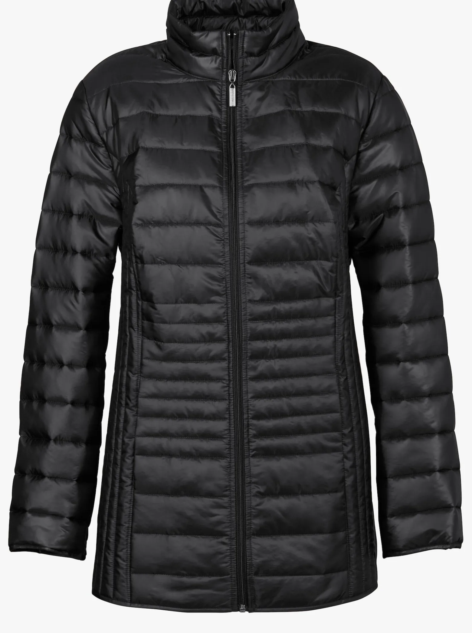 Steppjacke mit vertikalem Muster