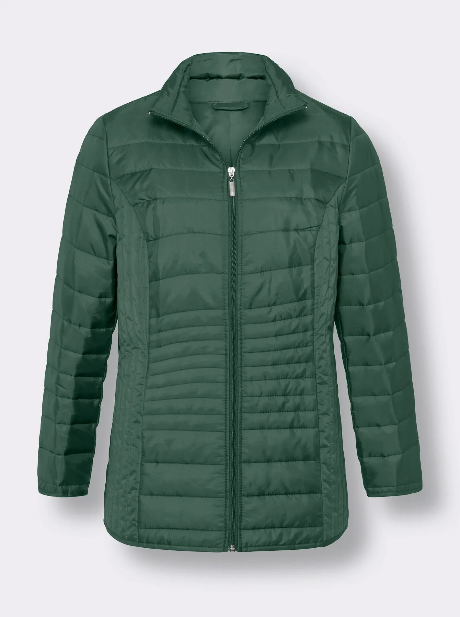 Steppjacke mit vertikalem Muster
