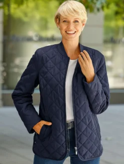 Steppjacke mit Wattierung