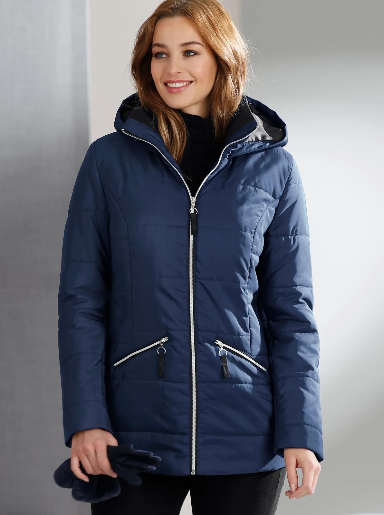Steppjacke mit Wattierung, wärmend