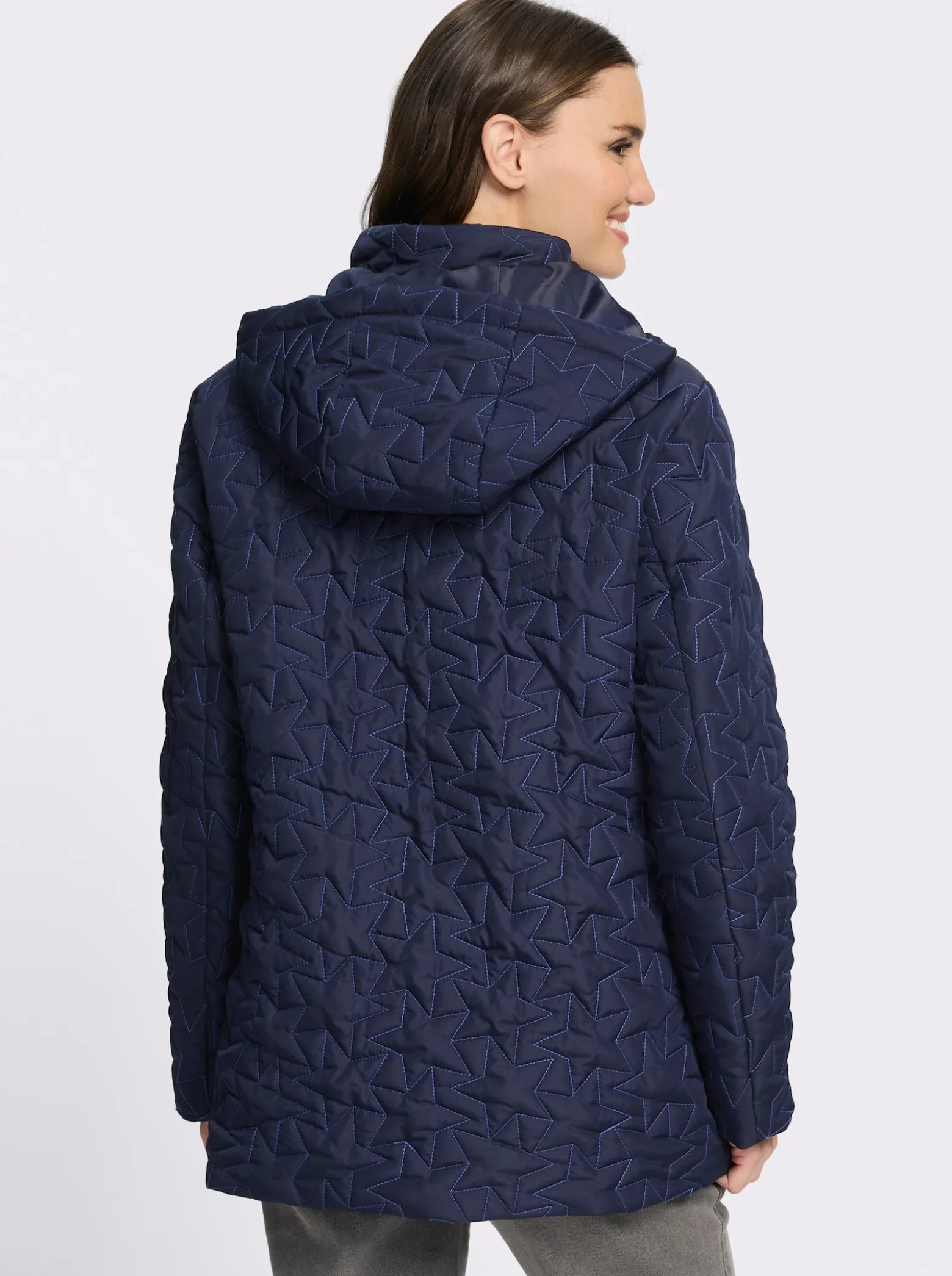 Steppjacke mit 2-Wege-Reißverschluss