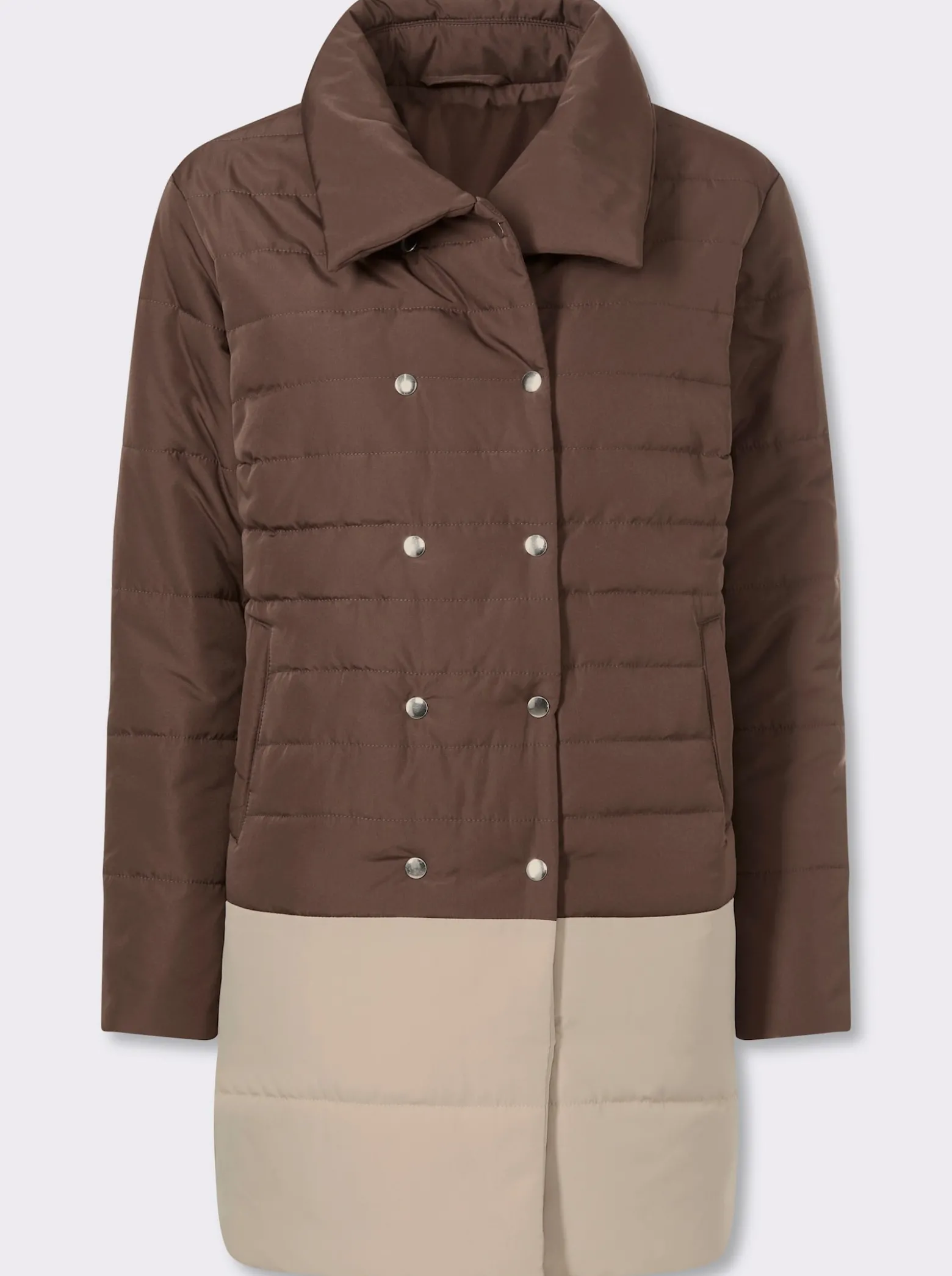 Steppjacke mit wärmender Wattierung