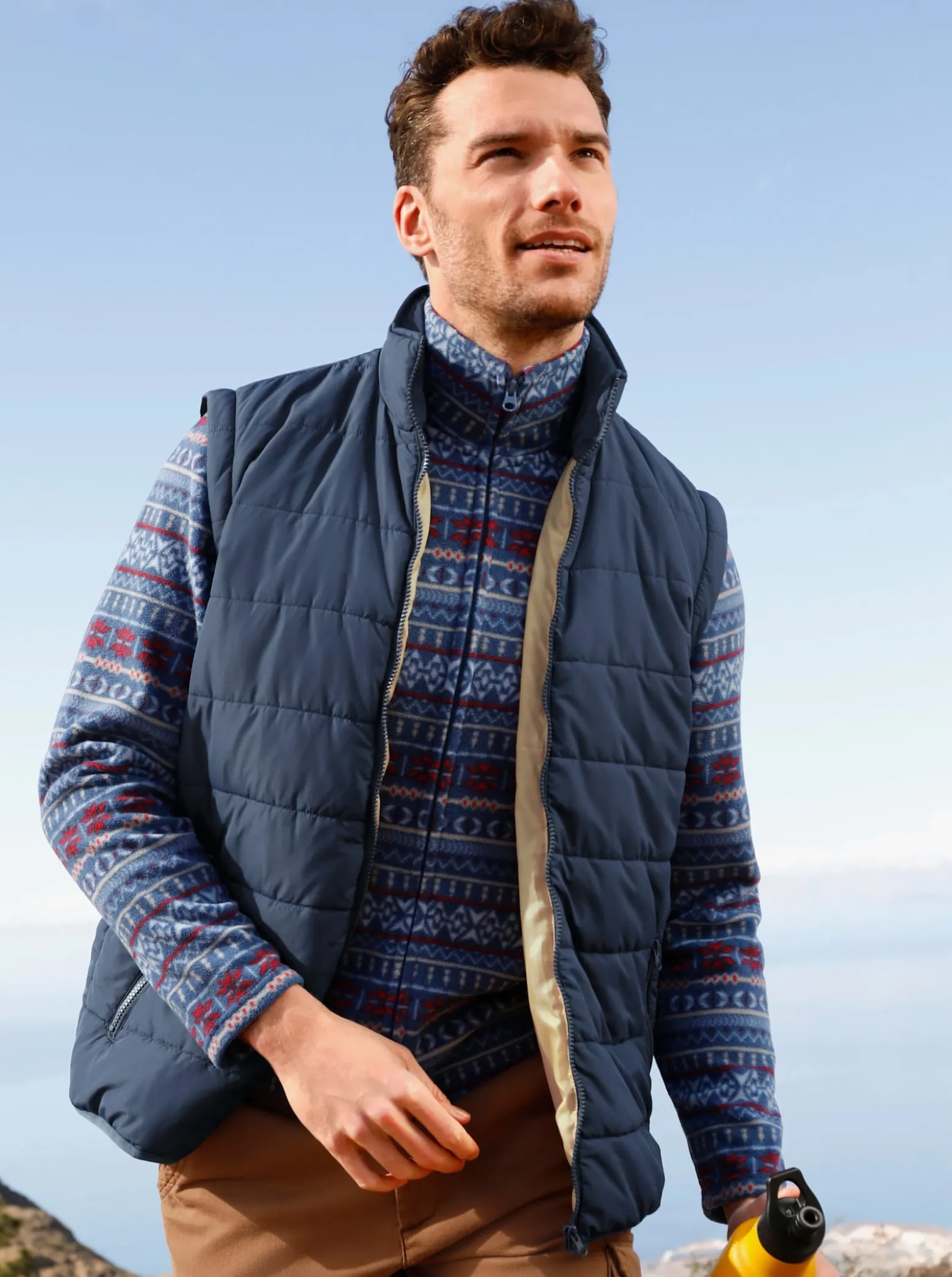 Steppjacke stark wärmend