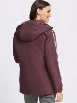 Steppjacke Zierband mit Schriftzug