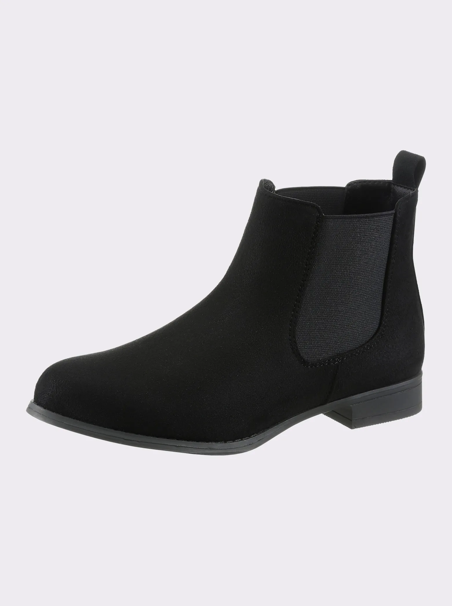 Stiefelette mit elastischen Einsätzen