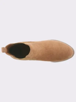 Stiefelette mit elastischen Einsätzen
