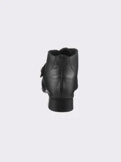 Stiefelette mit Klettverschluss
