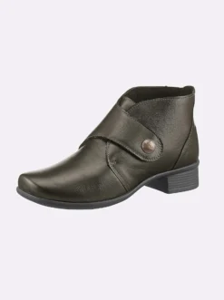 Stiefelette mit Klettverschluss
