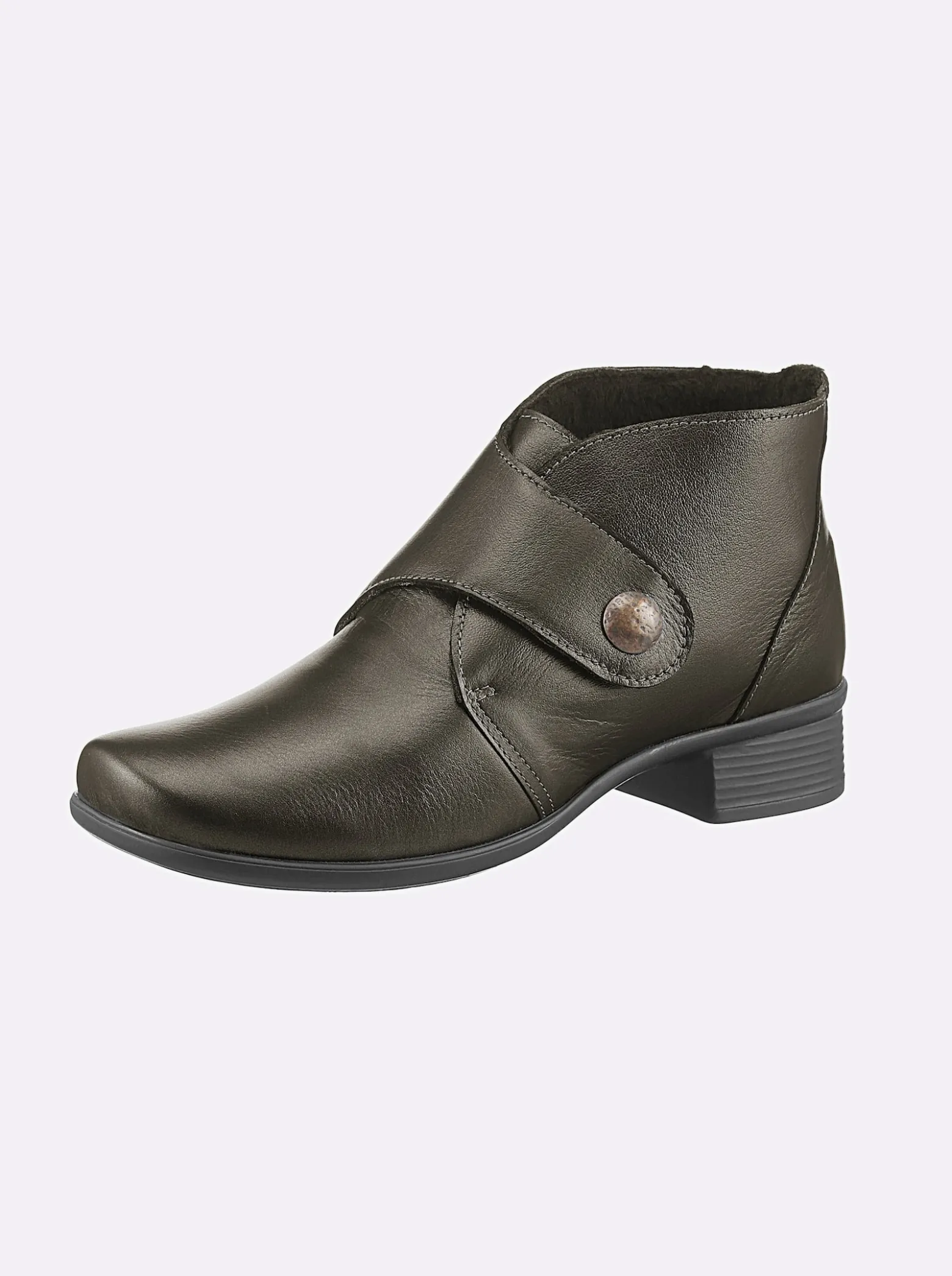 Stiefelette mit Klettverschluss